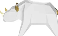 Dekoracje - Ozdoby*CN-158 Figurka duży nosorożec Geo 81 (biały)
