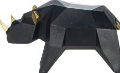 Dekoracje - Ozdoby*CN-158 Figurka mały nosorożec Geo 81 (czarny)