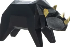 Dekoracje - Ozdoby*CN-158 Figurka mały nosorożec Geo 81 (czarny)