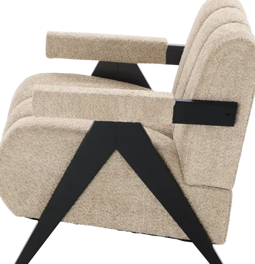 Fotele Wypoczynkowe*CN-220 Fotel Biscuit 32 (boucle cappuccino)