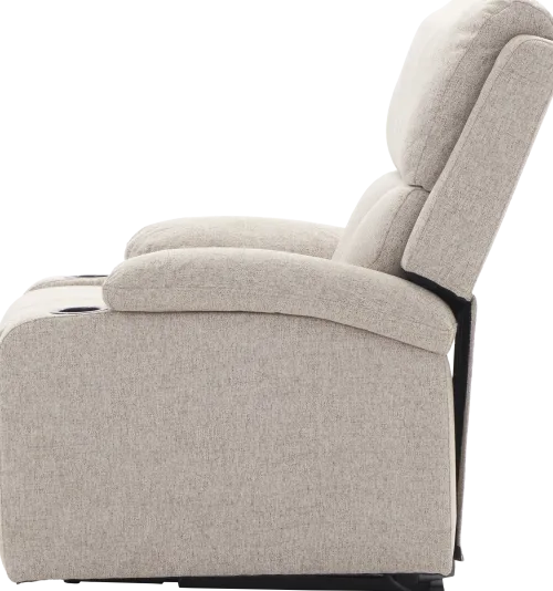 Fotele Wypoczynkowe*CN-187 Fotel elektryczny relax z funkcją ułatwiania wstawania Calio 27 (latte)