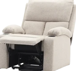 Fotele Wypoczynkowe*CN-187 Fotel elektryczny relax z funkcją ułatwiania wstawania Calio 27 (latte)