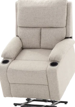 Fotele Wypoczynkowe*CN-187 Fotel elektryczny relax z funkcją ułatwiania wstawania Calio 27 (latte)