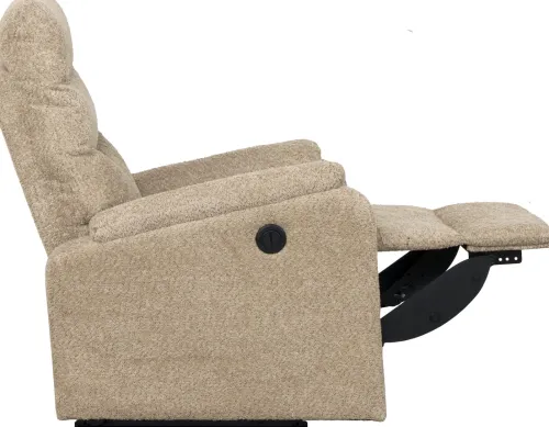 Fotele Wypoczynkowe*CN-203 Fotel elektryczny TOTTI z funkcją relax (cappucino)