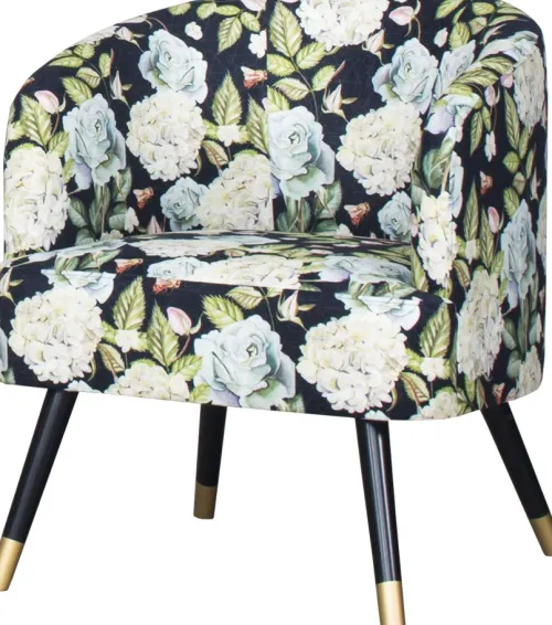 Fotele|Fotele*CN-105 Fotel Fiorenti 2 welur/kwiaty
