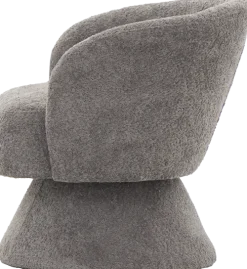 Fotele Wypoczynkowe*CN-259 Fotel obrotowy Lizbona 29 (boucle grafit)