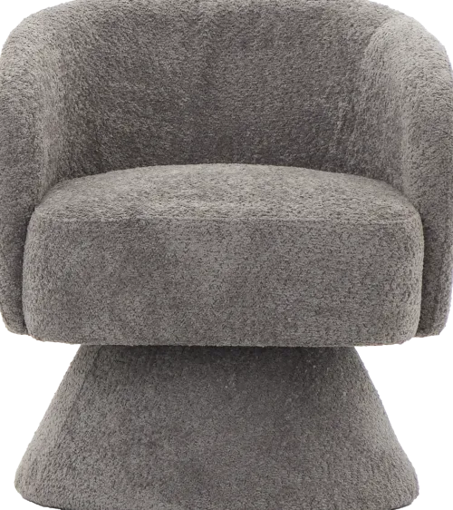 Fotele Wypoczynkowe*CN-259 Fotel obrotowy Lizbona 29 (boucle grafit)