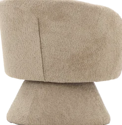 Fotele Wypoczynkowe*CN-259 Fotel obrotowy Lizbona 29 (boucle cappuccino)