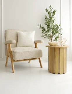 Fotele Wypoczynkowe*CN-220 Fotel Vintage 25 (boucle beżowy)