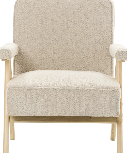 Fotele Wypoczynkowe*CN-220 Fotel Vintage 25 (boucle beżowy)