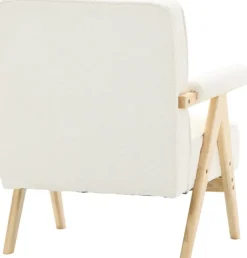 Fotele Wypoczynkowe*CN-220 Fotel Vintage 25 (boucle kremowy)