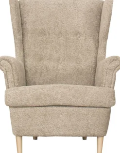 Fotele Uszaki|Fotele*Bodzio Fotel Werina (boucle cappuccino)