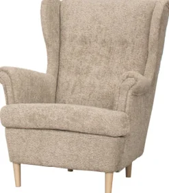 Fotele Uszaki|Fotele*Bodzio Fotel Werina (boucle cappuccino)