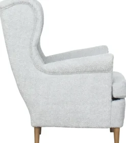 Fotele Uszaki|Fotele*Bodzio Fotel Werina (boucle szary)