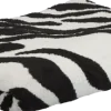 Koce*CN-243 Koc żakardowy Zebra 61 (biały/czarny)