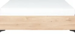 Łóżka|Łóżka Dwuosobowe*Bodzio Łóżko 140cm Floryda bez materaca (dąb Soma ciemny) ze stelażem