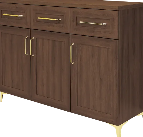 Komody|Komody Z Drzwiczkami*Bodzio Komoda z 3 drzwi. z 3 szuflad. Majorka (orzech Foresta)
