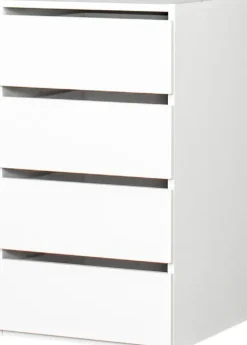 Szafy I Nadstawki|Szafy I Nadstawki*Bodzio Kontenerek do szafy przesuwnej (4 szufl.) szer. 45cm (biały)
