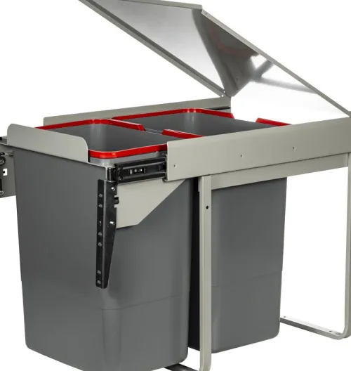 Wyposażenie Szafek Kuchennych|Dodatki Do Kuchni*Bodzio Kosz z 2-pojemnikami do segregacji odpadów szer.40cm