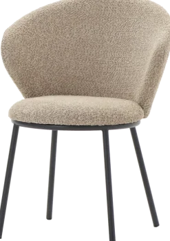 Krzesła Do Jadalni*CN-149 Krzesło Larmes 31 (boucle cappuccino)