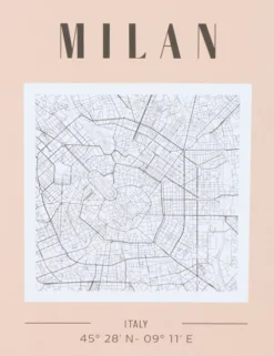 Dekoracje - Ozdoby*CN-265 Książka dekoracyjna City Books 3 Milan