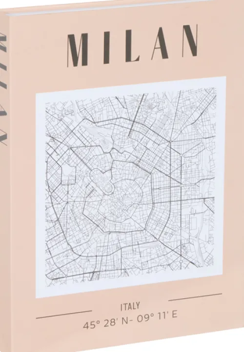 Dekoracje - Ozdoby*CN-265 Książka dekoracyjna City Books 3 Milan