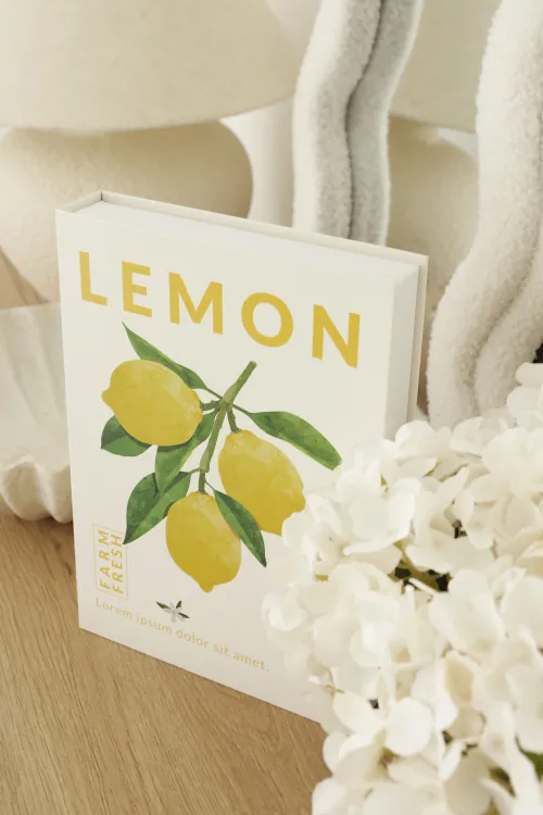 Dekoracje - Ozdoby*CN-265 Książka dekoracyjna Lemoni Books 5 Lemon