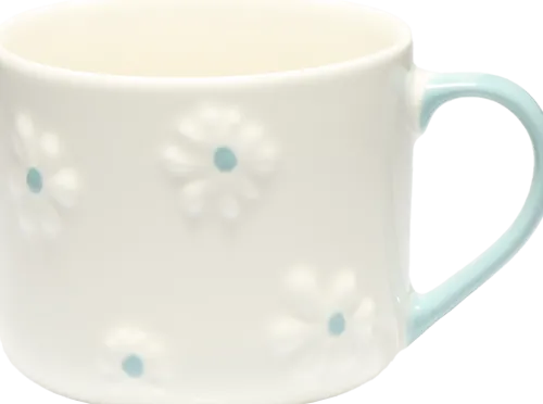 Kubki, Filiżanki I Miski*CN-255 Kubek Daisy 146 (biały/niebieski)