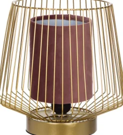 Lampki Nocne, Lampiony I Świece*CN-159 Lampa Miranda (złoty/różowy)