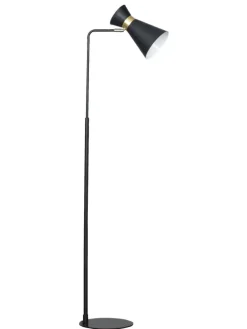 Lampki Nocne, Lampiony I Świece*CN-33 Lampa stojąca Geo 12 (czarny)