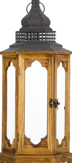 Lampki Nocne, Lampiony I Świece|Latarenki Do Salonu*CN-6 Lampion duży Dori (drewno)
