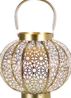 Lampki Nocne, Lampiony I Świece|Latarenki Do Salonu*CN-6 Lampion Latina (złoty)