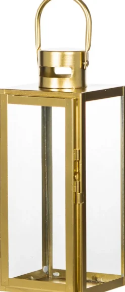 Lampki Nocne, Lampiony I Świece|Latarenki Do Salonu*CN-8 Lampion mały Malva 17 (złoty)