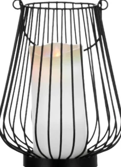 Lampki Nocne, Lampiony I Świece|Latarenki Do Salonu*CN-6 Lampion mały Marilena (czarny)