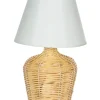 Lampki Nocne, Lampiony I Świece*CN-33 Lampka nocna Naturos 13 (rattan/biały)