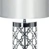 Lampki Nocne, Lampiony I Świece*CN-33 Lampka nocna Silvero 9 (srebrny/biały)