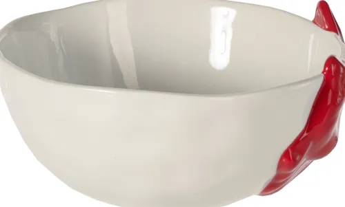 Kubki, Filiżanki I Miski*CN-194 Miseczka Bella 167 (biały/czerwony)
