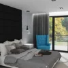 Panele Tapicerowane|Panele Tapicerowane Prostokątne*Bodzio Panel tapicerowany (dekoracyjny) 30x60cm (Plusz czarny)