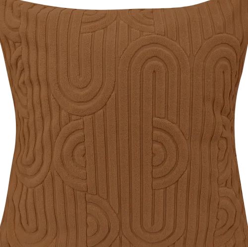 Poszewki Na Poduszki 45X45|Poduszki I Poszewki*CN-55 Poszewka na poduszkę Pires 188 (brązowy)