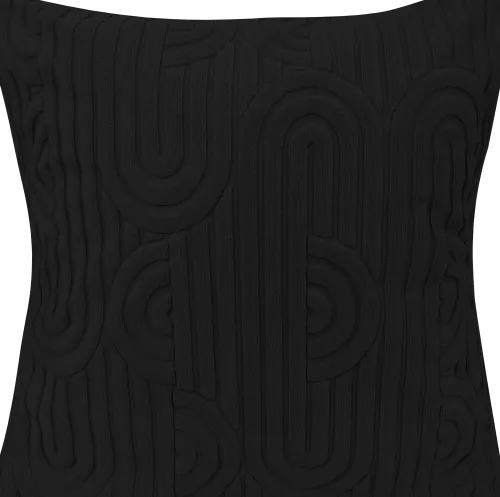 Poszewki Na Poduszki 45X45|Poduszki I Poszewki*CN-55 Poszewka na poduszkę Pires 188 (czarny)