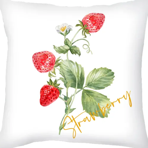 Poszewki Na Poduszki 45X45|Poduszki I Poszewki*CN-144 Poszewka na poduszkę Strawberry 178