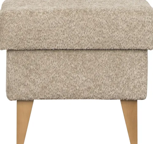 Pufy Tapicerowane|Pufy I Siedziska*Bodzio Puf Sewilla (boucle cappuccino)