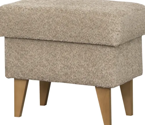 Pufy Tapicerowane|Pufy I Siedziska*Bodzio Puf Sewilla (boucle cappuccino)