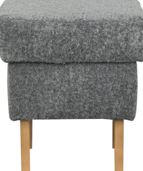 Pufy Tapicerowane|Pufy I Siedziska*Bodzio Puf Sewilla (boucle grafit)