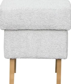Pufy Tapicerowane|Pufy I Siedziska*Bodzio Puf Sewilla (boucle szary)
