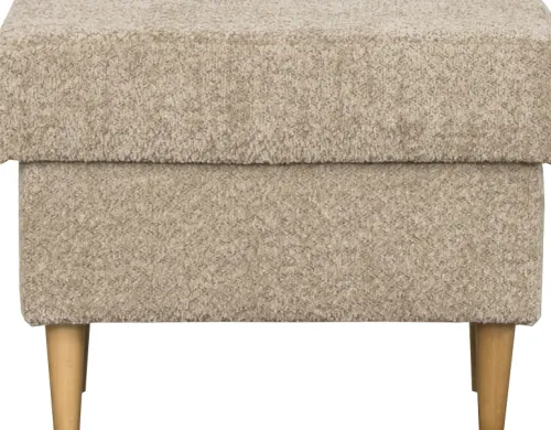 Pufy Tapicerowane|Pufy I Siedziska*Bodzio Puf Werina (boucle cappuccino)