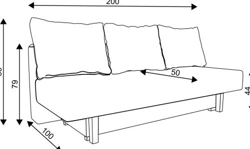 Sofy I Kanapy|Sofy I Kanapy*Bodzio Sofa Afrodyta 2 (plusz brąz)