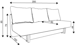 Sofy I Kanapy|Sofy I Kanapy*Bodzio Sofa Afrodyta 2 (plusz granat)