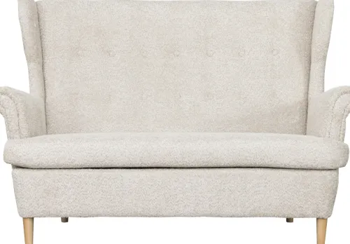 Sofy I Kanapy|Sofy Nierozkładane*Bodzio Sofa 2-osobowa Werina (boucle beż)