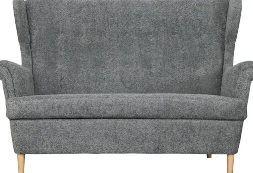 Sofy I Kanapy|Sofy Nierozkładane*Bodzio Sofa 2-osobowa Werina (boucle grafit)